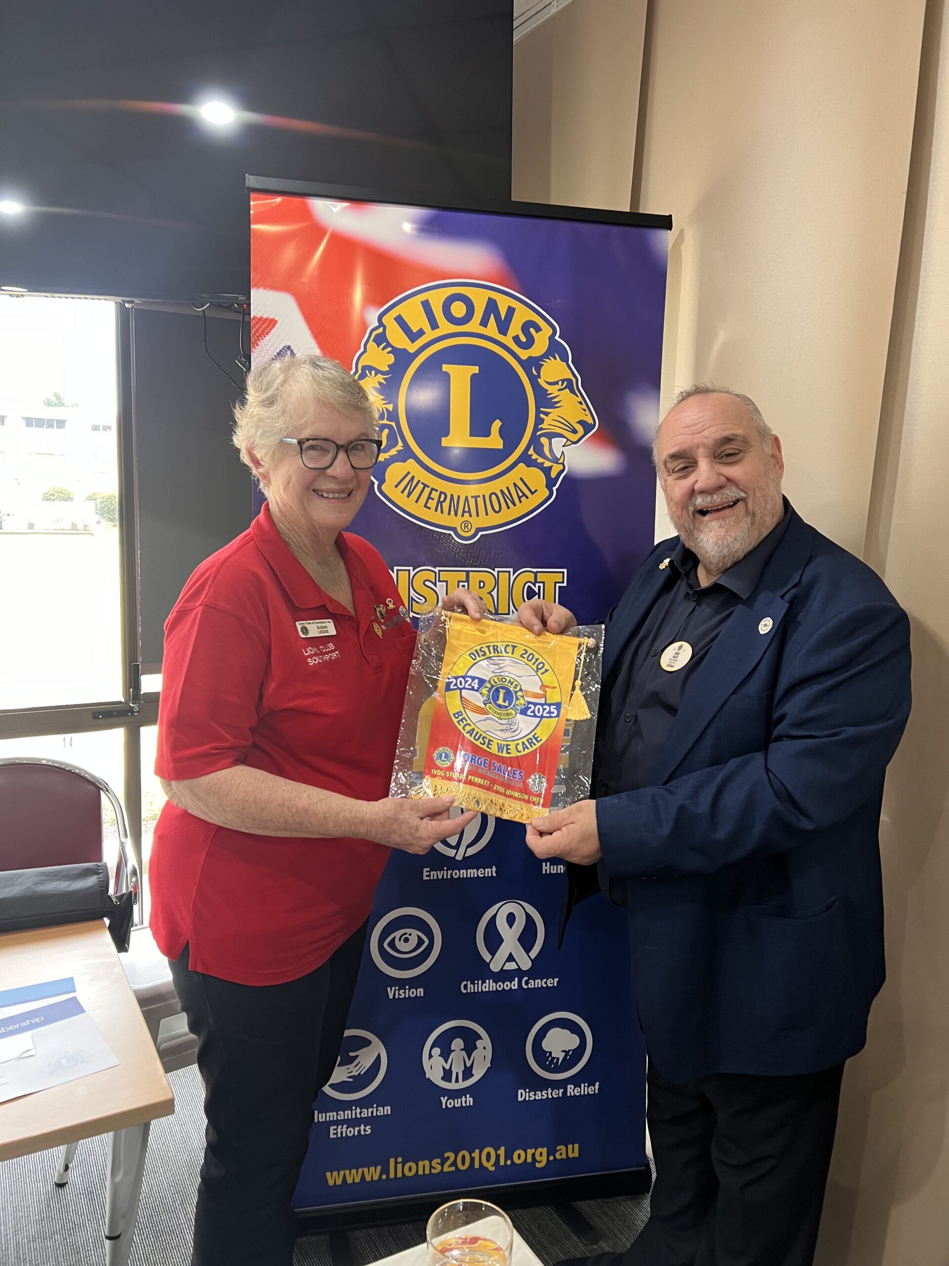 Southport Lions Club – Visit from DG Jorge Salles